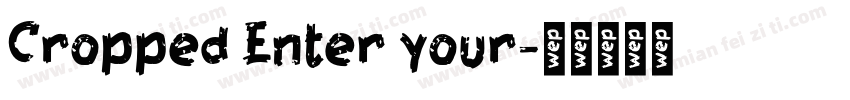 Cropped Enter your字体转换